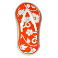 Hibiscus Orange Flip Flop-Shaped Mint Tin w/ Logo Drop (84 Mints)